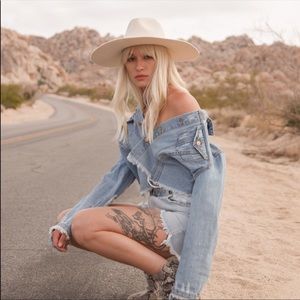 lack of color | montana hat in ivory